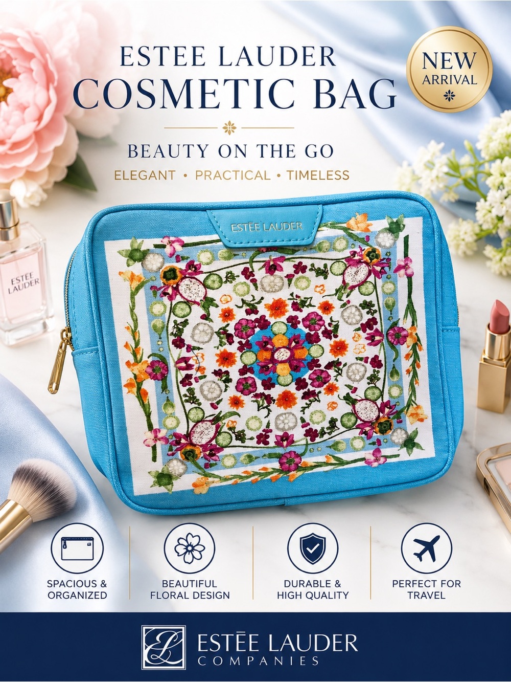 🔥‼️🆕 Ester Lauder Cosmetic Bag